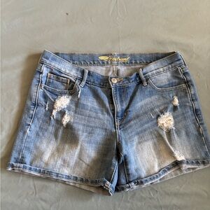 Old Navy Women's Distressed Blue Jean Shorts